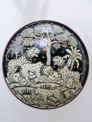 Pattachitra Art Wall Plaque - Tigers