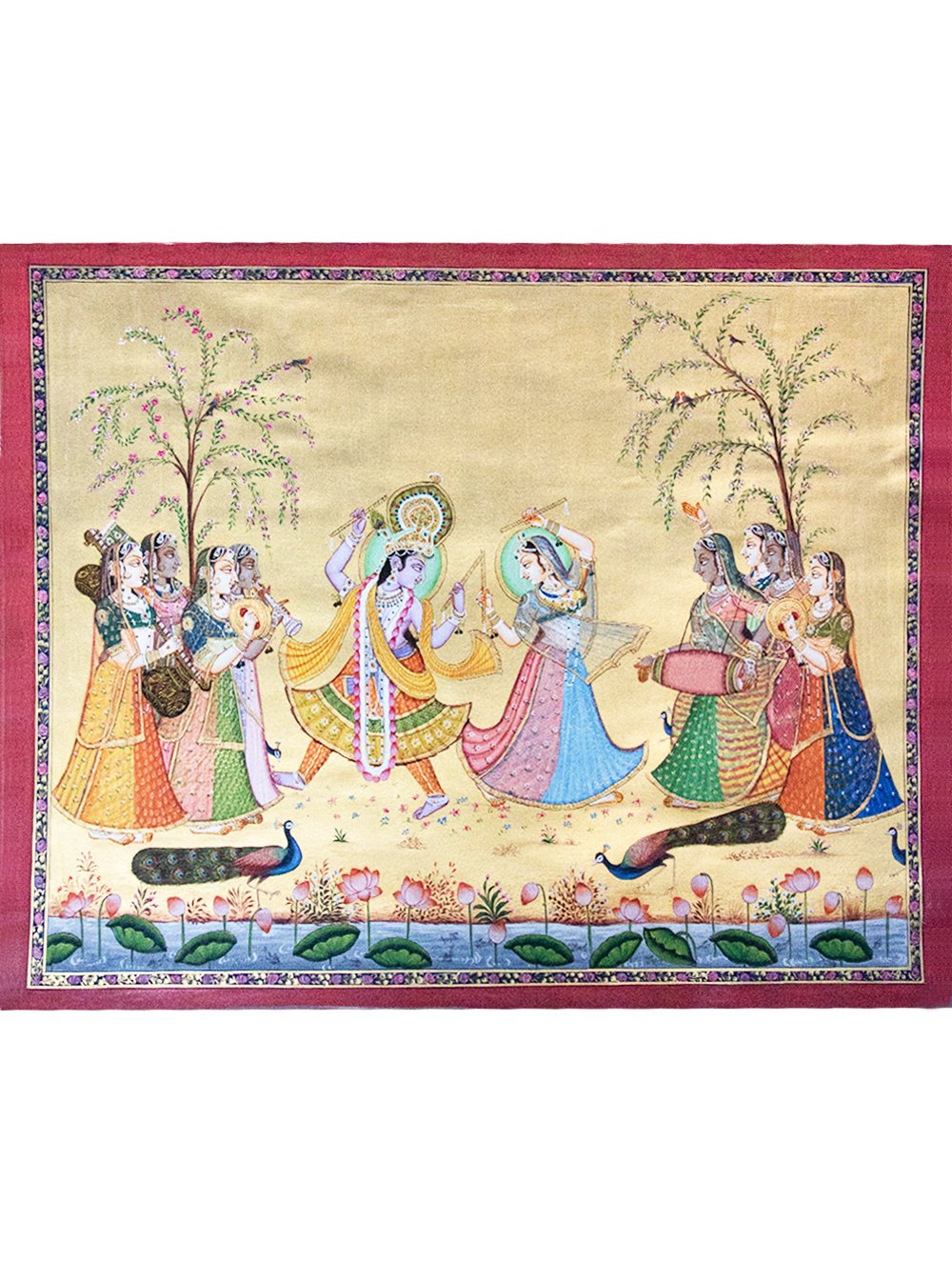 Load image into Gallery viewer, Pichwai Painting ❃ Krishna &amp; Radha