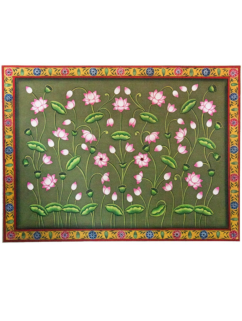 Pichwai Painting ❃ Lotus  Abundance