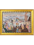 Pichwai Painting ❃ Shiva's Procession (Framed)