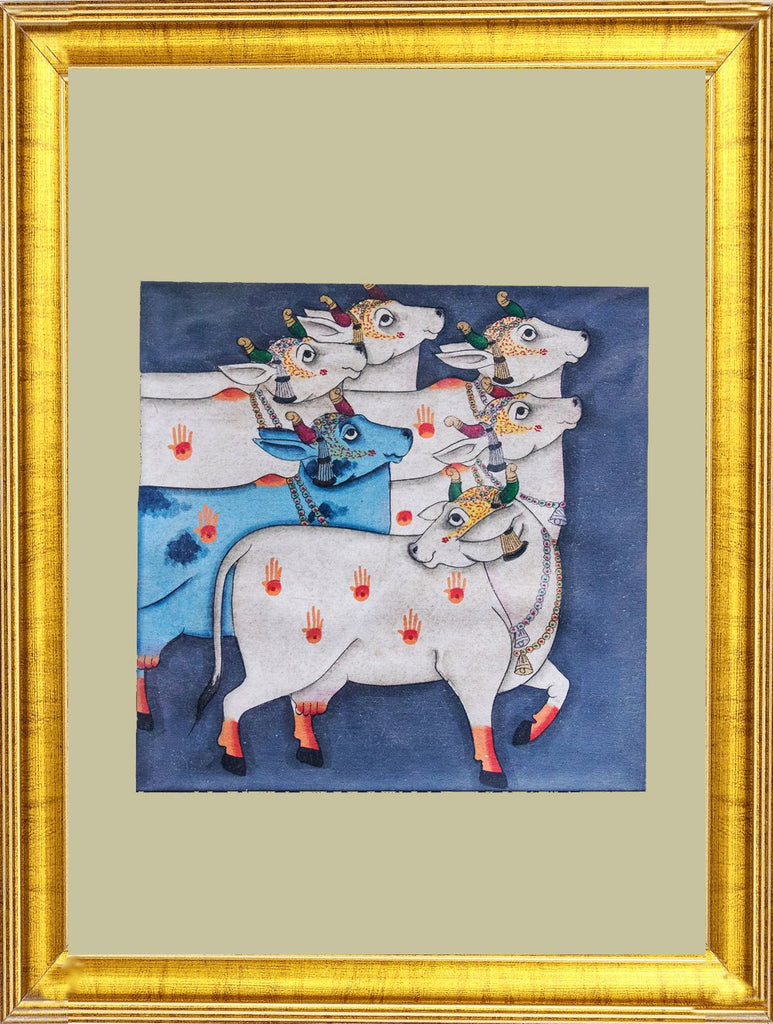 Pichwai Painting ❃ Srinathji disguised as Cow