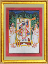 Load image into Gallery viewer, Pichwai Painting ❃ The worship of Shrinathji