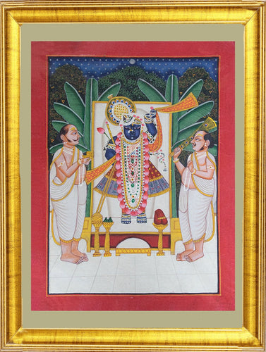 Pichwai Painting ❃ The worship of Shrinathji