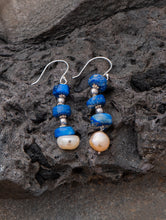 Load image into Gallery viewer, Pure Silver Earrings With Semi Precious Stones - Enchanting Duo