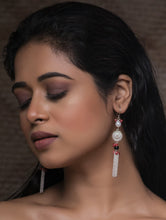 Load image into Gallery viewer, Pure Silver Earrings With Semi Precious Stones - Filgiree Magic