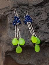 Load image into Gallery viewer, Pure Silver Earrings With Semi Precious Stones - Sonnet of Love