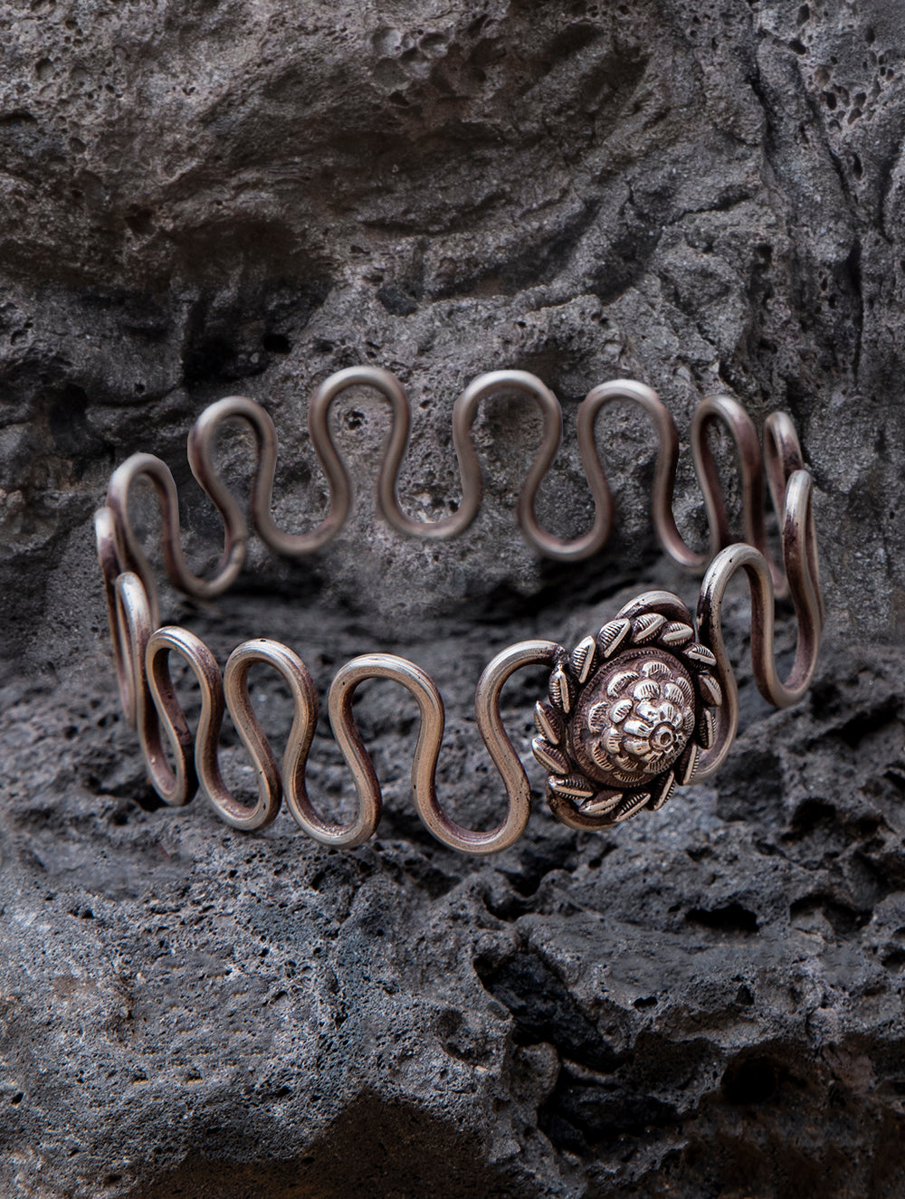 Tibetan Copper Serpent Bracelet