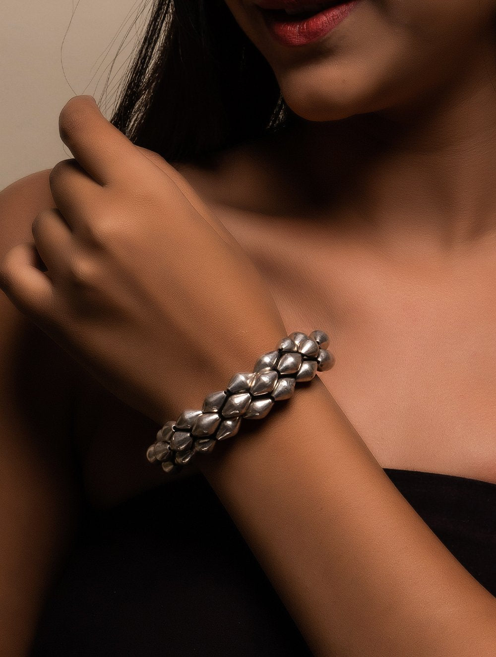 Buy quality Sterling Silver Openable Bracelet for Girls in New Delhi