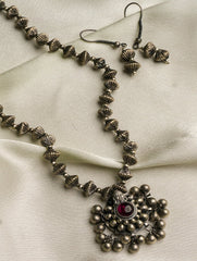 Pure Silver Traditional Maharashtrian Set - Javmani Saaz