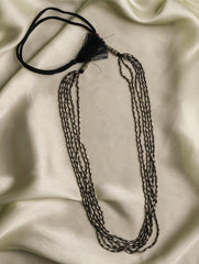 Pure Silver Traditional Maharashtrian Neckpiece - Tandul Haar