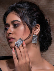 Pure Silver Earrings - Goddess 