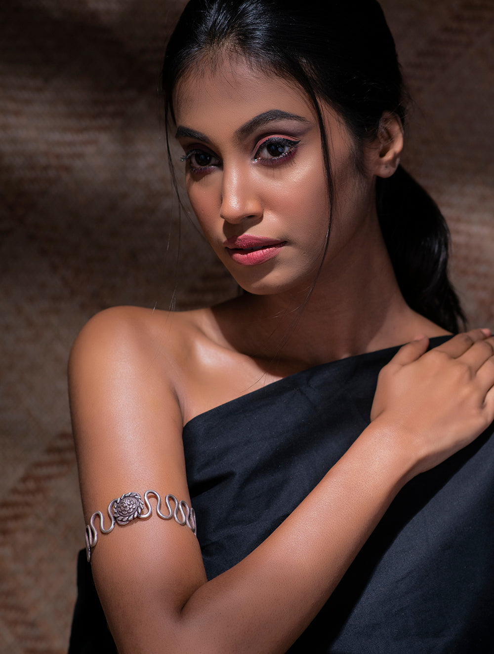 Pure Silver Traditional Maharashtrian Armband - Baazuband