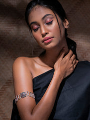 Pure Silver Traditional Maharashtrian Armband - Baazuband