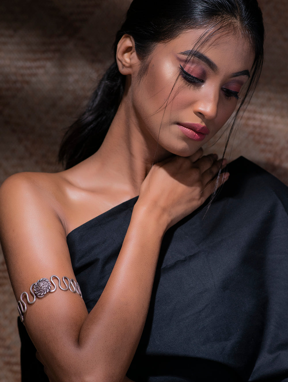 Pure Silver Traditional Maharashtrian Armband - Baazuband