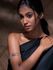 Pure Silver Traditional Maharashtrian Armband - Baazuband