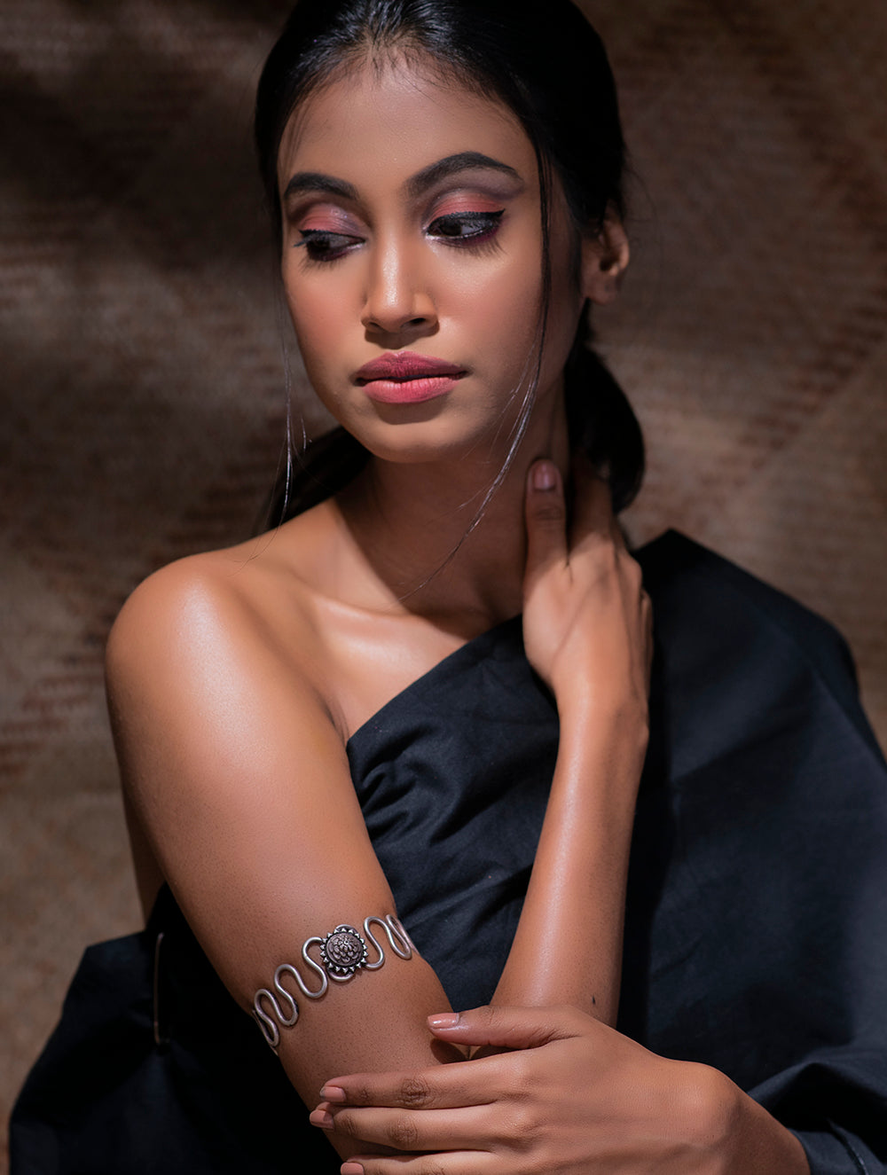 Pure Silver Traditional Maharashtrian Armband - Baazuband