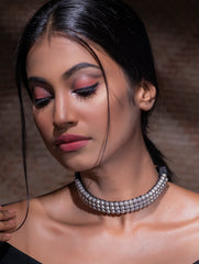 Pure Silver Traditional Maharashtrian Set - Astpailumani Thushi