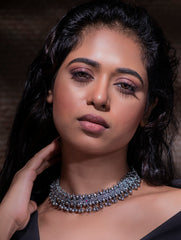 Pure Silver Traditional Maharashtrian Set - Belpan Tik