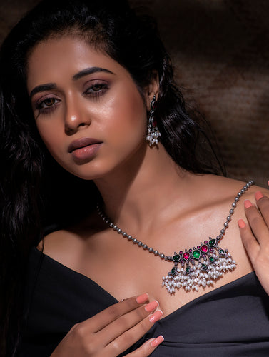 Pure Silver Traditional Maharashtrian Set - Tanmani Set