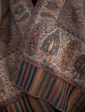 Load image into Gallery viewer, Regal Statement. Exclusive Soft Jamavar Design Kashmiri Shawl - Elegant Beige