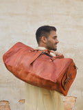 Rugged Leather Duffle Bag (Length - 23 inches)