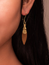 Load image into Gallery viewer, Rustic Dhokra Brass Metal Earring - Drops