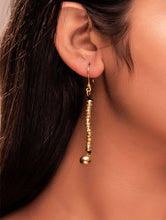 Load image into Gallery viewer, Rustic Dhokra Brass Metal Earring - Ela