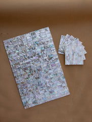Shell Craft Coaster Set (Square - With Single Placemat) 