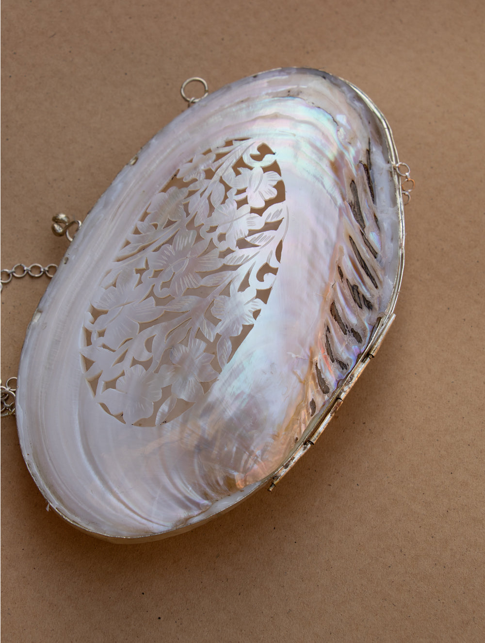 Shell Craft Evening Bag (With Sling)