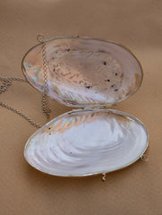 Shell Craft Evening Bag (With Sling)