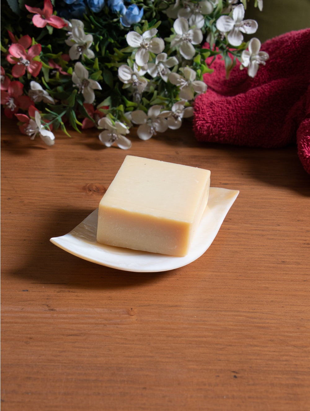Shell Craft Soap Holder - Leaf - The India Craft House 