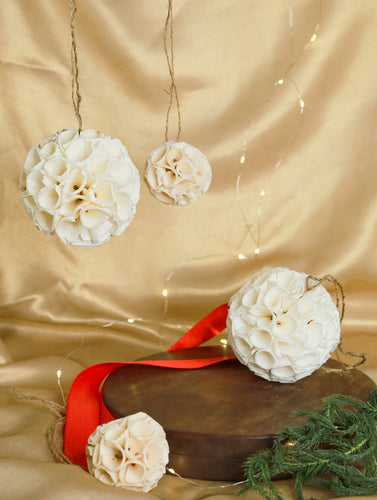 Shola Craft Xmas Decorations - Set of 4