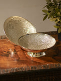 Silver plated Metal Bowls (Set of 2)