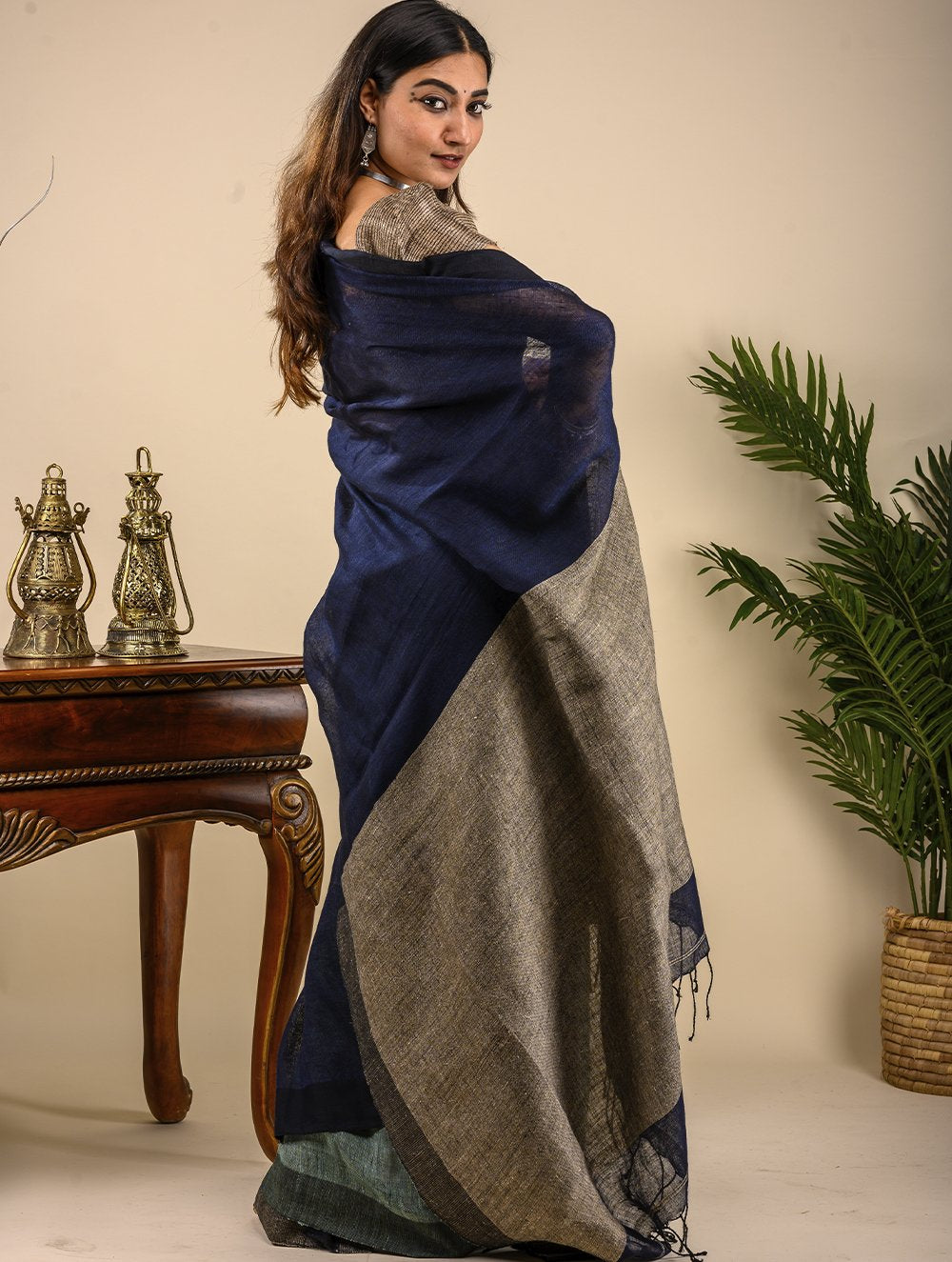 fcity.in - Stylish Khadi Saree / Trendy Superior Khadi Cotton Sarees