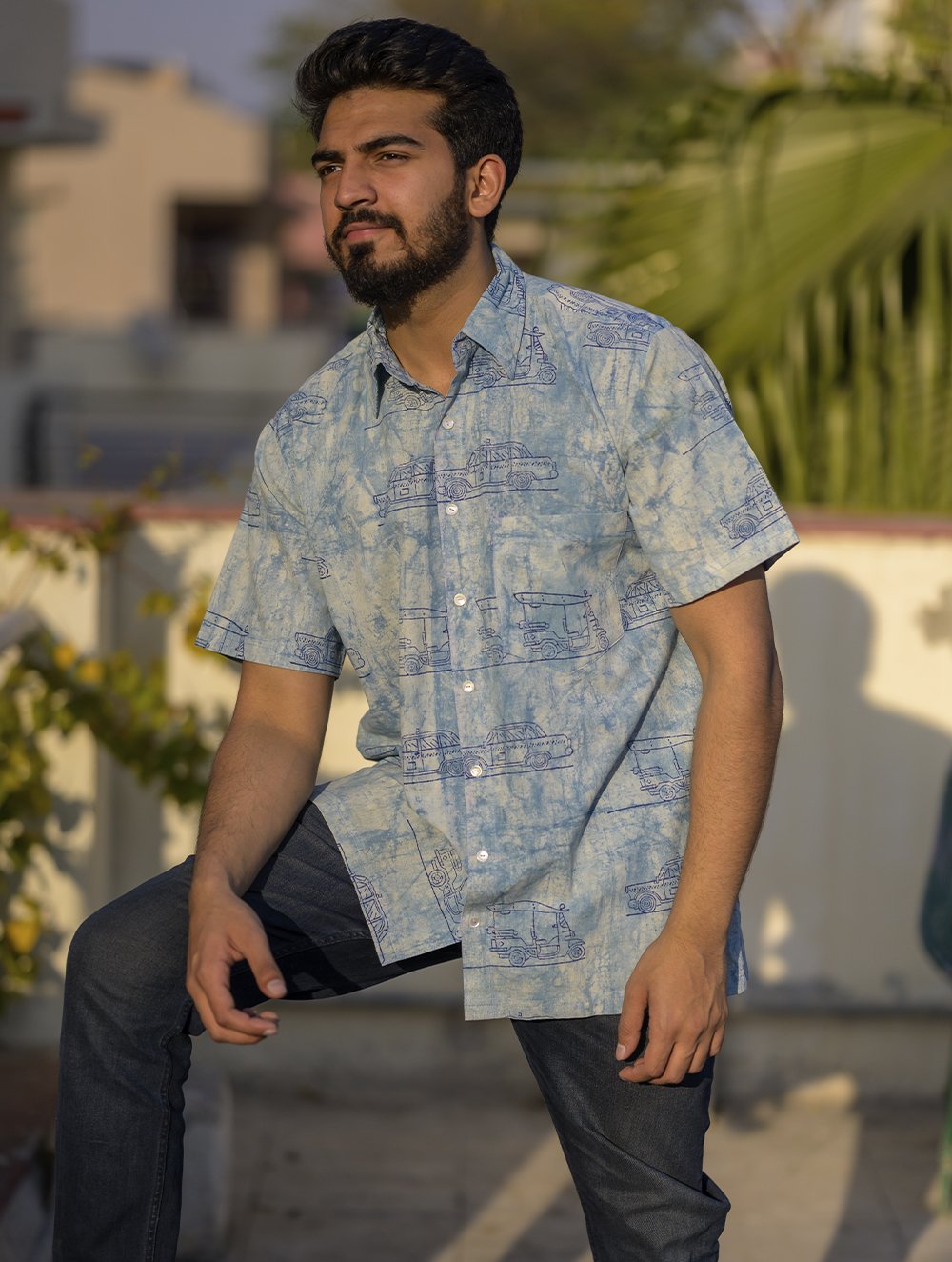 Load image into Gallery viewer, Summer Shirt - Cotton Block Printed