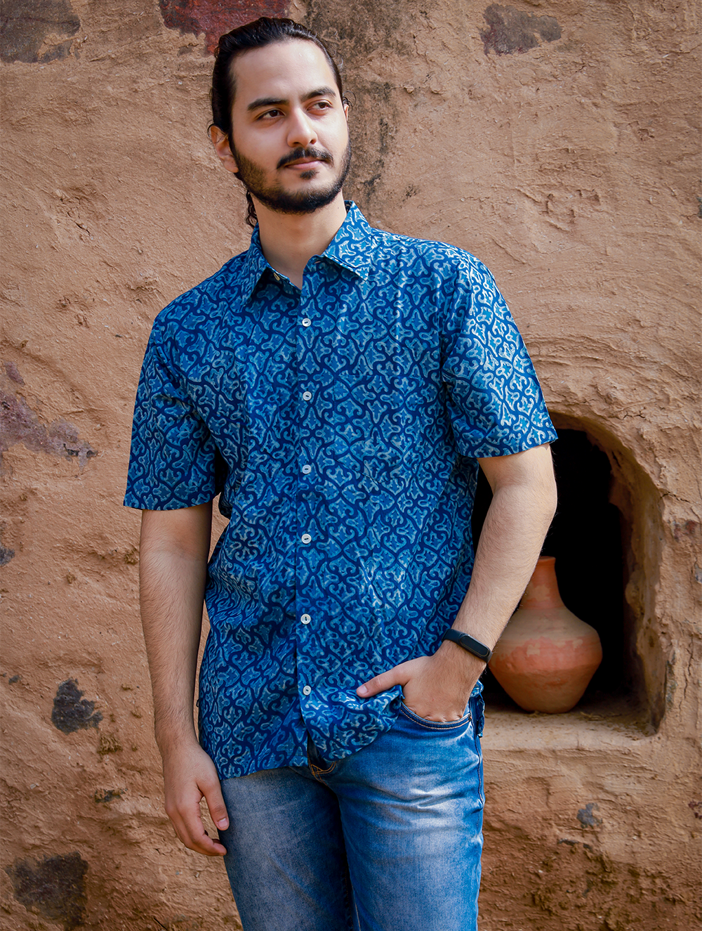 Indigo summer store shirt