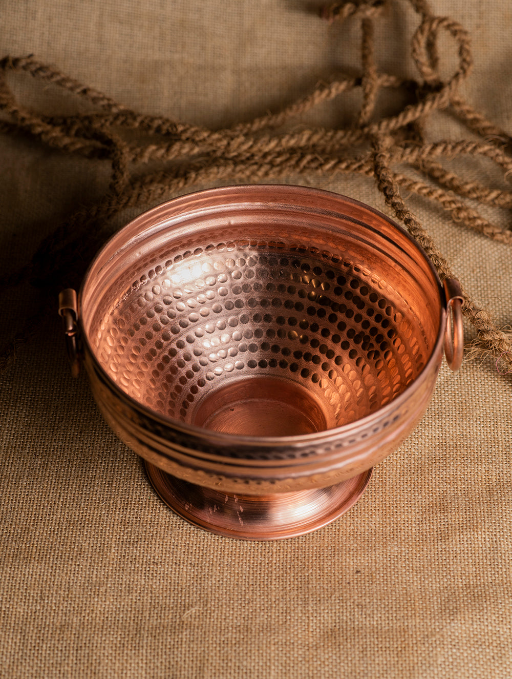 Tambat Handbeaten Copper Gangal - Medium, 10"