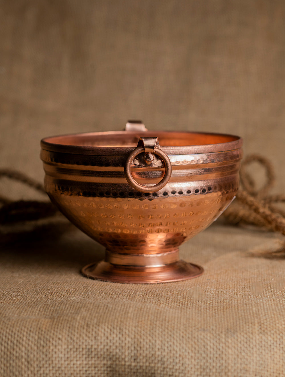 Load image into Gallery viewer, Tambat Handbeaten Copper Gangal - Small, 8&quot;