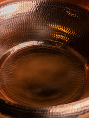 Tambat Handbeaten Copper Urli - Large, 12" 