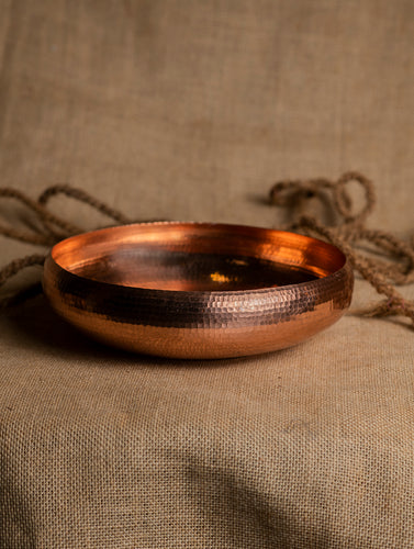 Tambat Handbeaten Copper Urli - Medium, 9