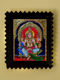 Tanjore Painting In Chettinad Frame  - Kartikeya (With Frame) - L-15.5