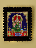 Tanjore Painting In Chettinad Frame  - Parvati (With Frame) - L-18