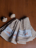 The Floral Collection - Embroidered Towel Sets (Hand & Face Towels, Set of 2)
