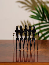Load image into Gallery viewer, The India Craft House Bastar Tribal Dancer Figurines - Small