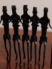 The India Craft House Bastar Tribal Dancer Figurines - Small