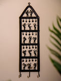 The India Craft House Bastar Tribal Key Holder Wall Hanging
