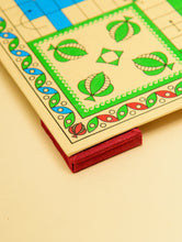 Load image into Gallery viewer, The India Craft House Handcrafted 2-in-1 Ludo and Snakes &amp; Ladders Board Game - Reversible