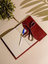 Load image into Gallery viewer, The India Craft House Jawaja Handmade Leather Journal with Strap