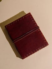Load image into Gallery viewer, The India Craft House Jawaja Handmade Thread Leather Travel Diary