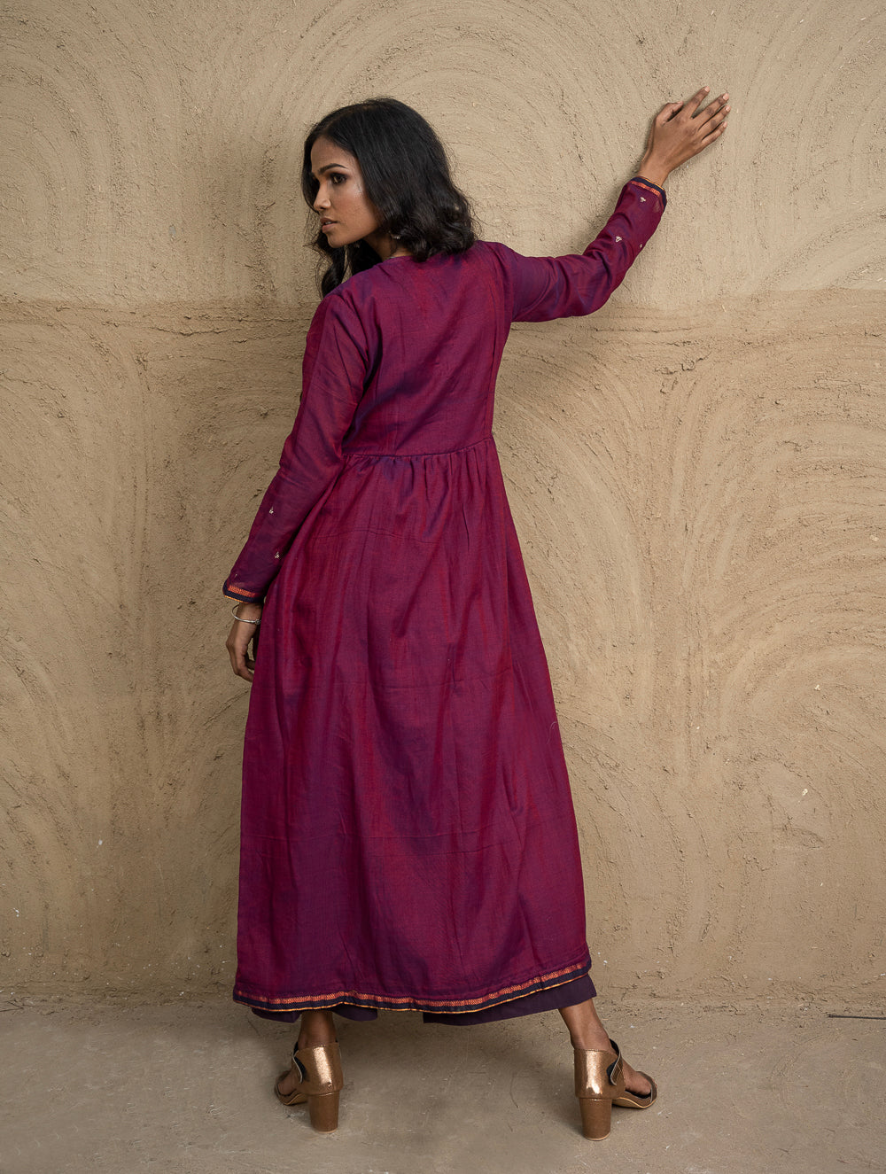 Buy AMIRA'S INDIA ETHNIC WEAR Womens Rayon Printed with Embroidery Anarkali  Kurta Pant Dupatta Set (Purple_S) at Amazon.in
